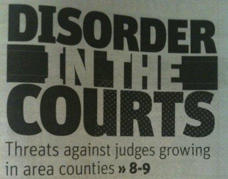 Disorder in the court